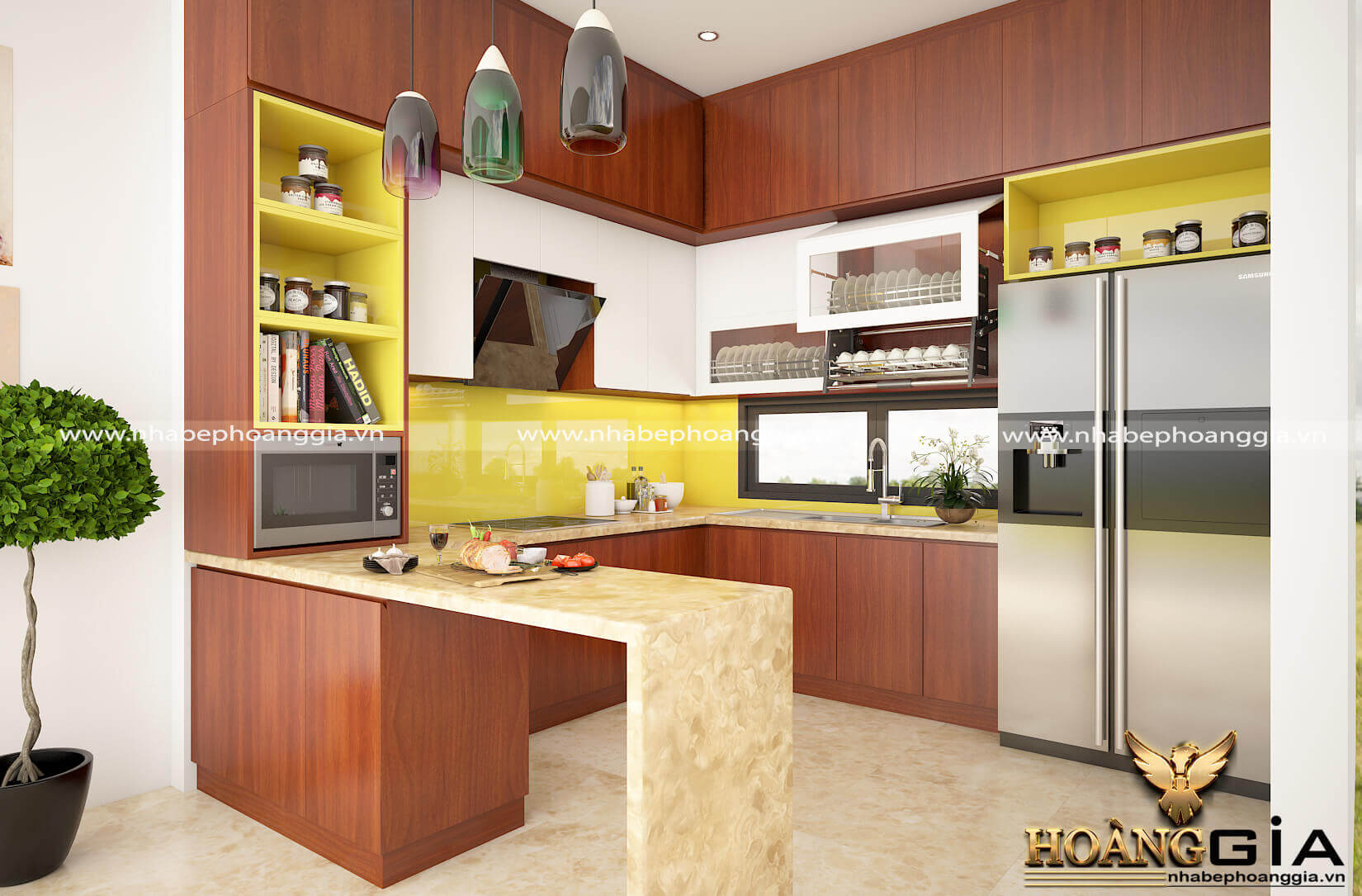 Laminate - chất liệu gỗ laminate trong thiết kế nội thất tủ bếp