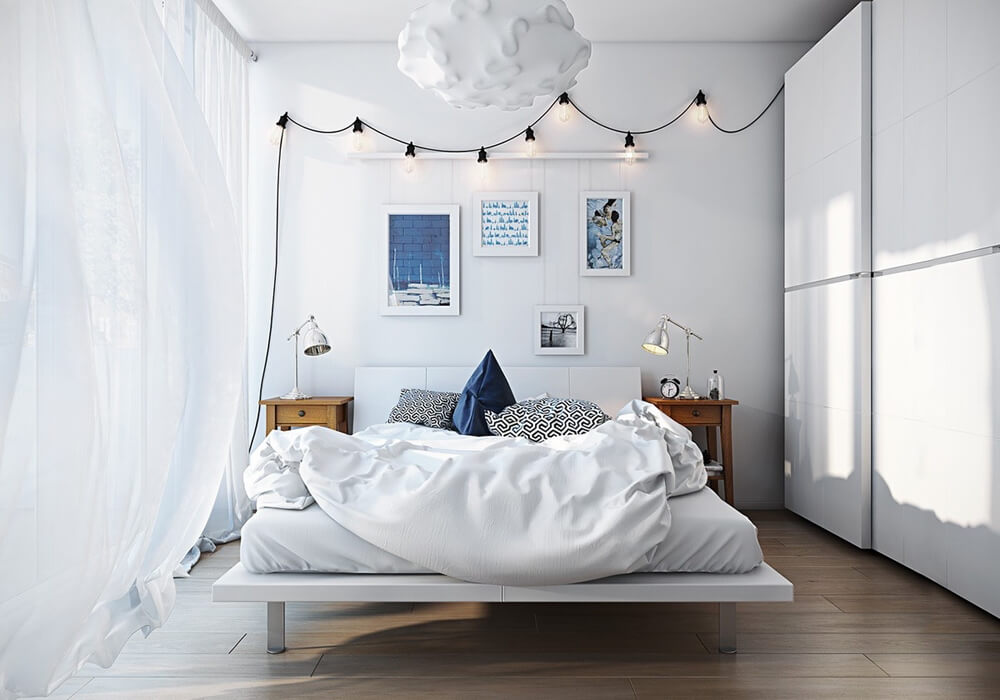 Mẫu phòng ngủ đẹp phong cách scandinavian 2022
