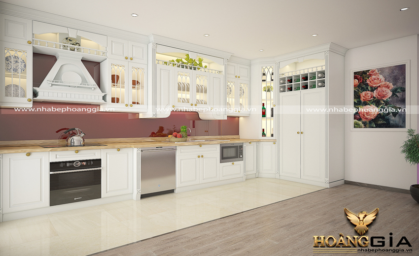 Dự án thiết kế tủ bếp nhà anh Hoàng Chung Cư Hà Đô