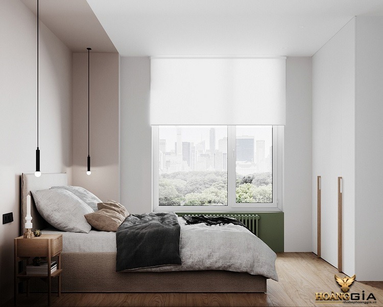 lựa chọn giường ngủ trong thiết kế căn hộ 40m2