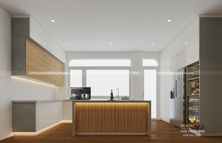 màu sắc nội thất phòng bếp đẹp hiện đại xu hướng 2022