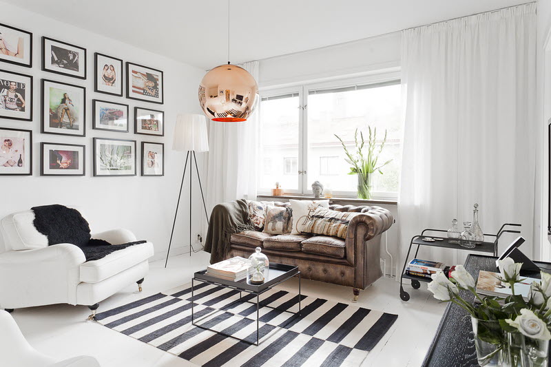 Mẫu thiết kế nội thất chung cư nhỏ đẹp 2019 phong cách Scandinavian