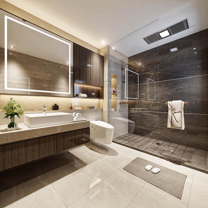 thiết kế nội thất phòng tắm đẹp năm 2021