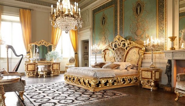 Nội thất tân cổ điển Socci trong phòng ngủ Versailles