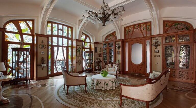 Phong cách Art Nouveau trong thiết kế nội thất