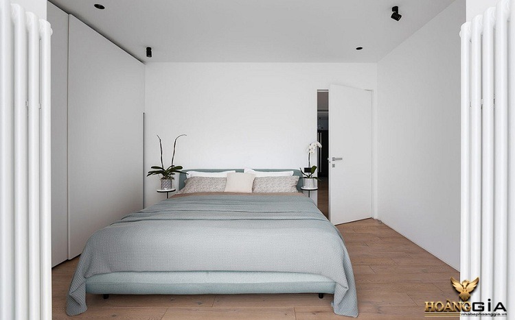 phòng ngủ 10m2 phong cách tối giản