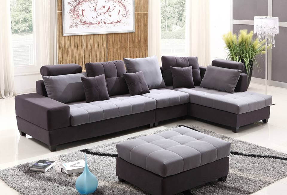 Sofa góc tạo điểm nhấn ấn tượng cho phòng khách
