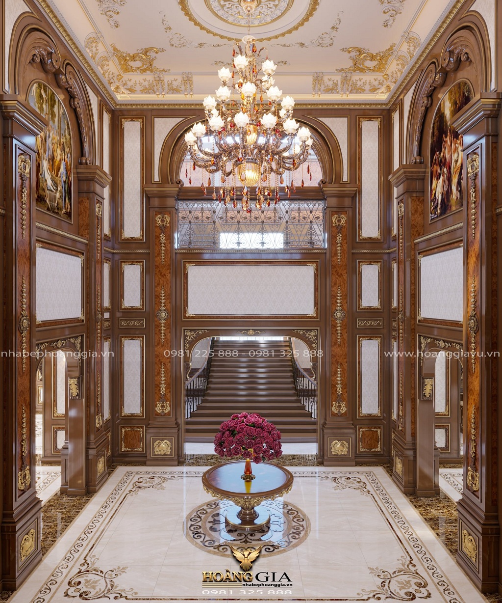 mẫu thiết kế nội thất tân cổ điển hoàng gia