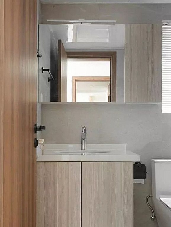 Phòng tắm - nhà vệ sinh căn hộ chung cư phong cách Nhật Bản