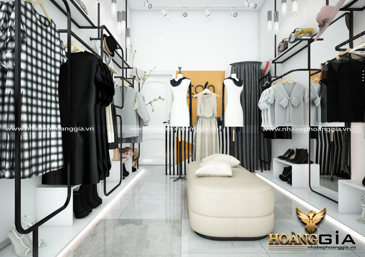 thiết kế nội thất cửa hàng thời trang