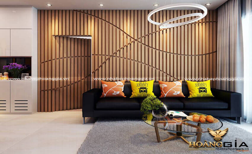 Phòng khách chung cư 55m2 nên sử dụng bộ sofa có kích thước phù hợp