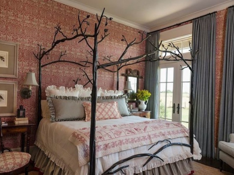 thiết kế phòng ngủ theo phong cách vintage