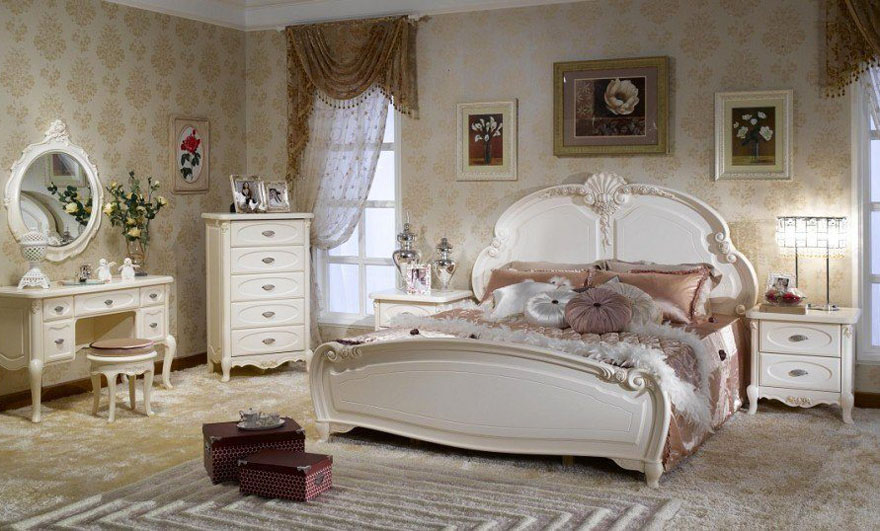 thiết kế phòng ngủ theo phong cách vintage