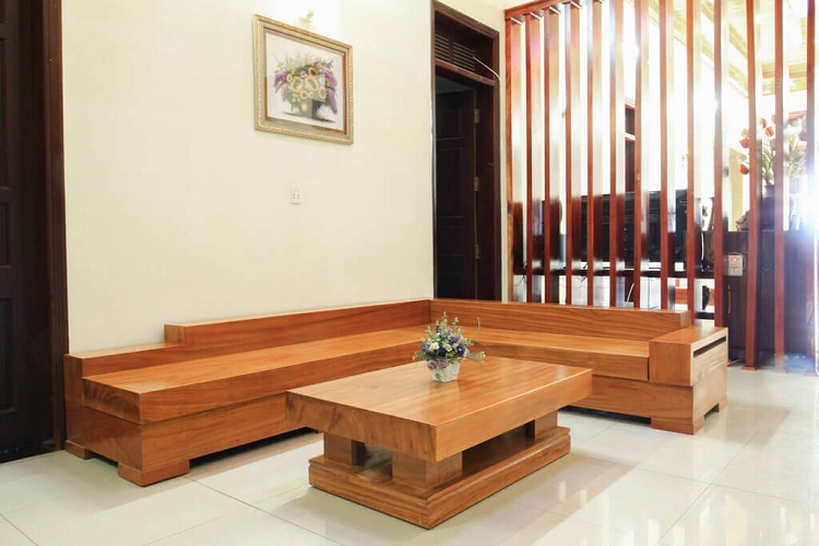 Nội thất gỗ nguyên khối giúp đảm bảo bền đẹp với thời gian