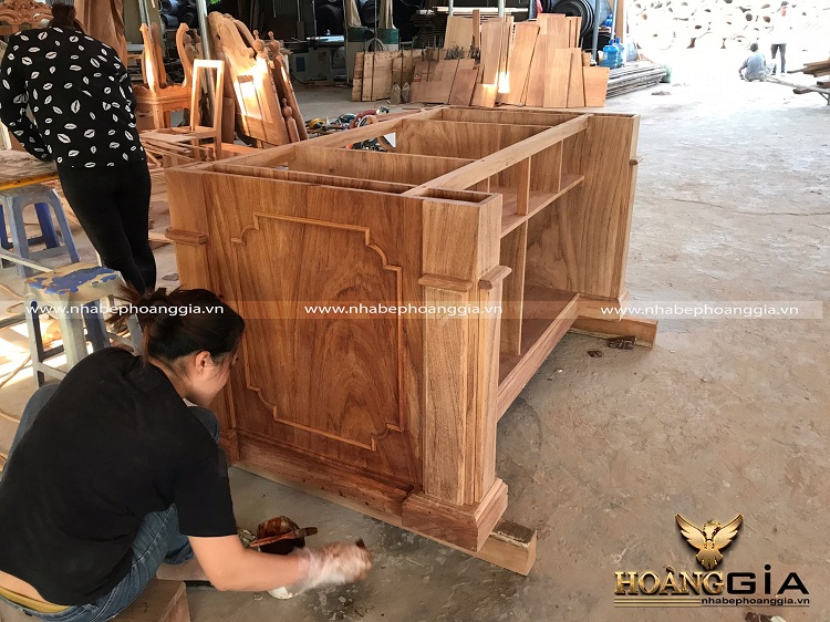 xưởng đóng đồ gỗ tại Hà Nội sử dụng vật liệu cao cấp