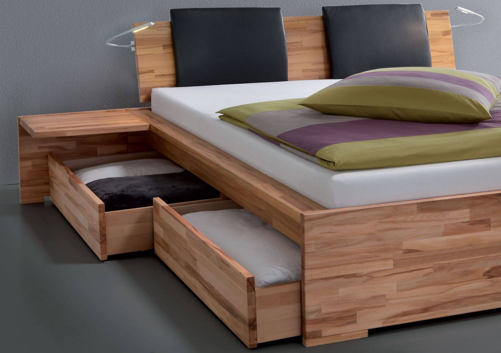thiết kế giường ngủ tiết kiệm không gian