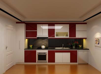 Tủ bếp gỗ Acrylic 30