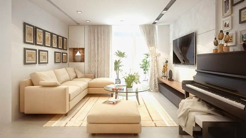 Những kiểu thiết kế nội thất phòng khách chung cư phổ biến hiện nay