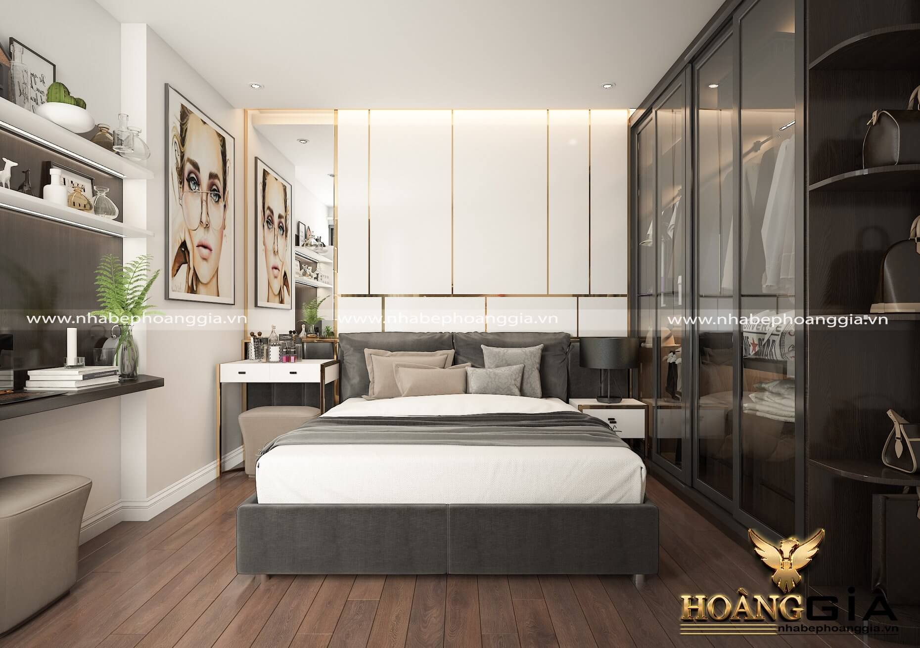 Mẫu thiết kế nội thất phòng ngủ nhỏ phong cách hiện đại đẹp  5000 Mẫu  Thiết Kế Nội Thất Đẹp 2023  MOREHOME
