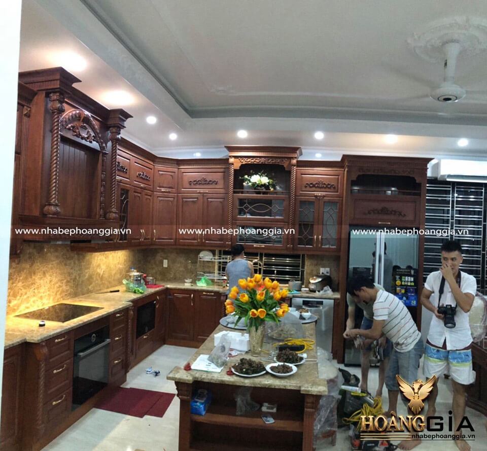 Hoàn thành dự án thi công tủ bếp nhà chị Hằng Bắc Ninh