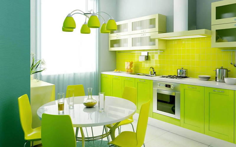 10 mẫu tủ bếp màu xanh lá cây được yêu thích nhất năm 2022