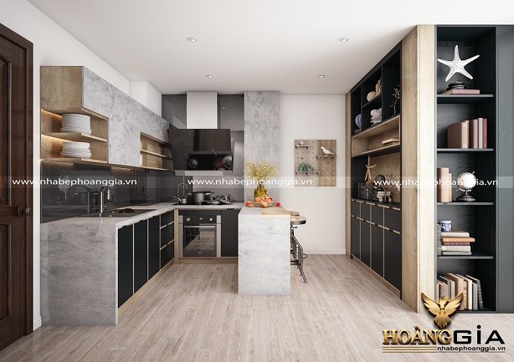 Top 15 mẫu tủ bếp gỗ An Cường đẹp hiện đại cho không gian phòng bếp