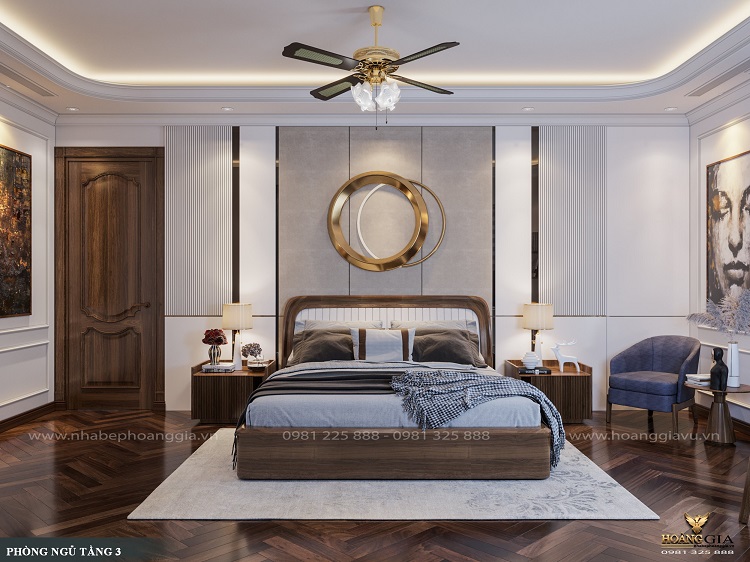 Ấn tượng đầy lịch lãm với mẫu nội thất phòng ngủ hiện đại